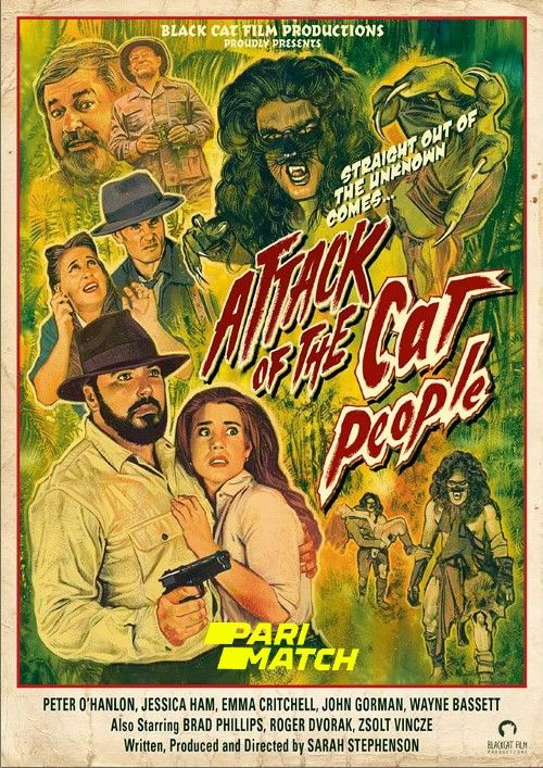 poster of Attack of the Cat People (2021) Hindi [Voice Over] Dubbed WEBRip